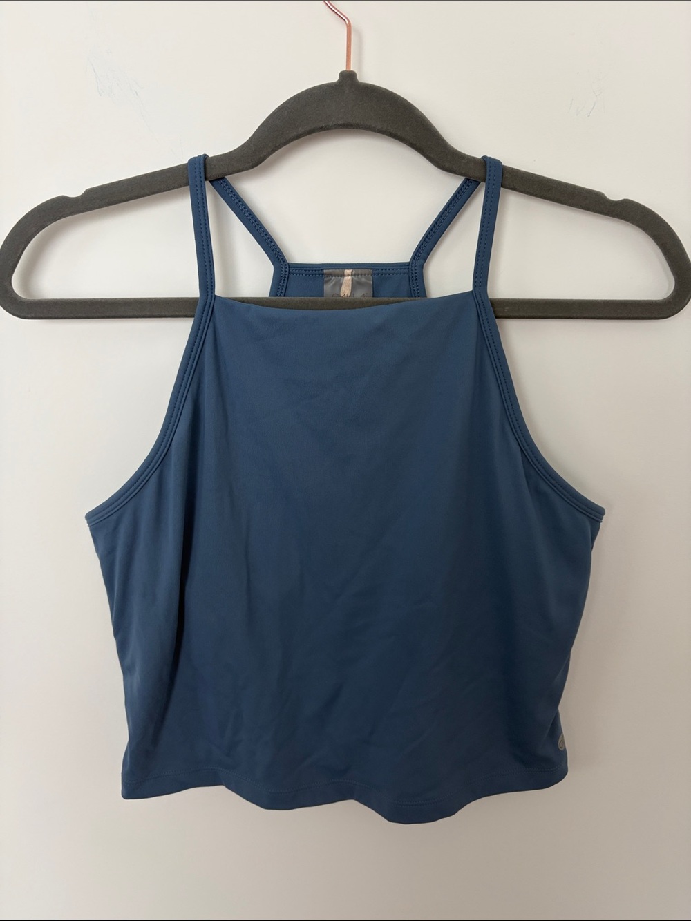 Calia High-Neck Active Tank Top with Shelf bra